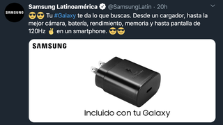 Samsung borra los mensajes en los que se burlaba de que el iPhone 12 venga sin cargador